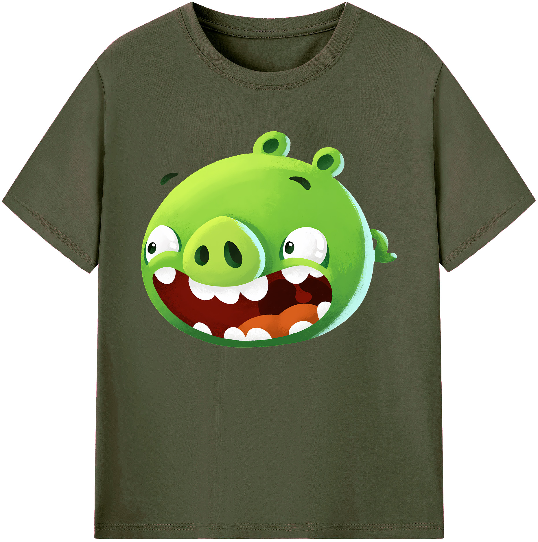 （画像用） Angry Birds アングリーバード 綿100％ メンズ半袖Tシャツ｜肌触りやわらか＆通気性